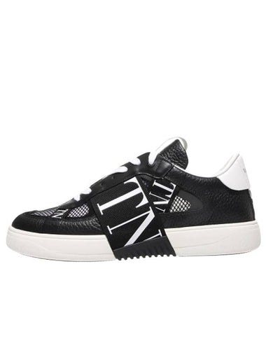 VL7N Logo Low Top Sneakers Black - VALENTINO - BALAAN 1