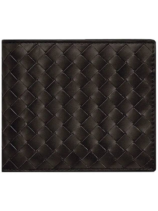 Intrecciato Weaving Half Wallet Espresso - BOTTEGA VENETA - BALAAN 2