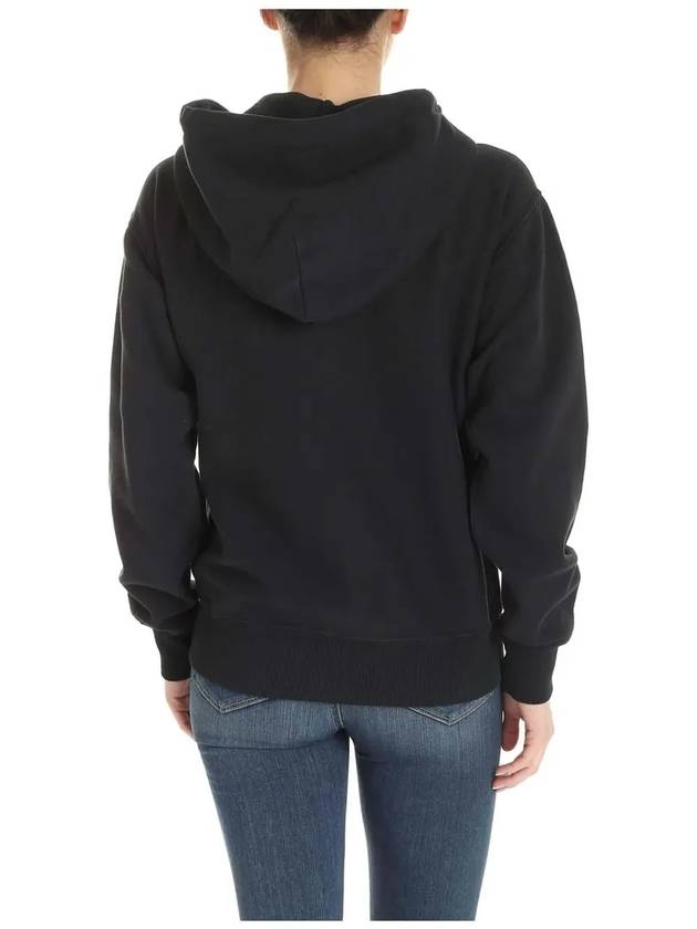 Embroidered Logo Zip Up Hoodie Black - POLO RALPH LAUREN - BALAAN 4