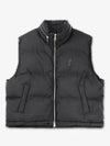 De Coeur Zip-Up Padded Vest Black - AMI - BALAAN 2