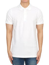 Men's Classic Tennis Short Sleeve Polo Shirt White - TOM FORD - BALAAN 4