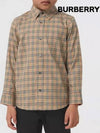 Kids Vintage Check Long Sleeve Shirt Beige - BURBERRY - BALAAN 7