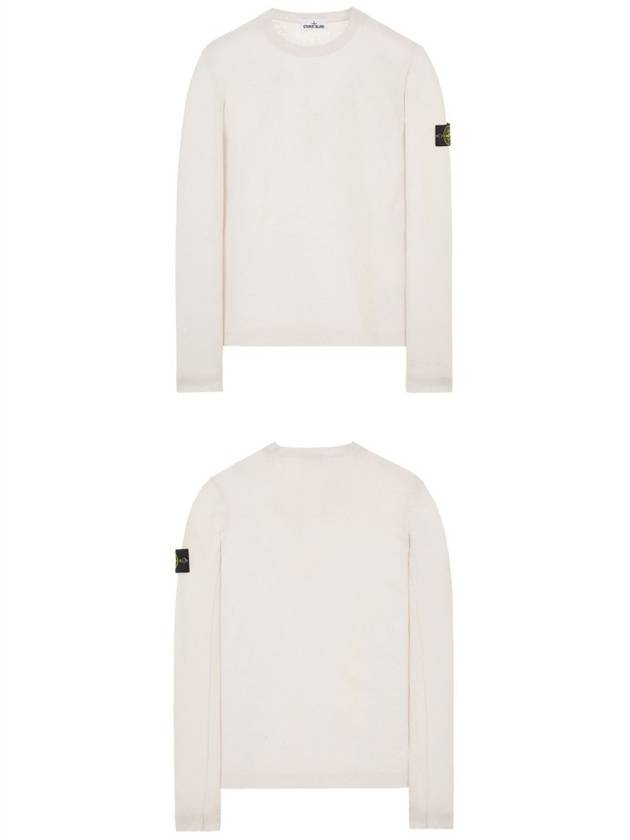 Wappen Patch Cotton Linen Knit Top Rose - STONE ISLAND - BALAAN 6