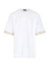 Greca Gym Logo Crew Neck Short Sleeve T-Shirt White - VERSACE - BALAAN 2