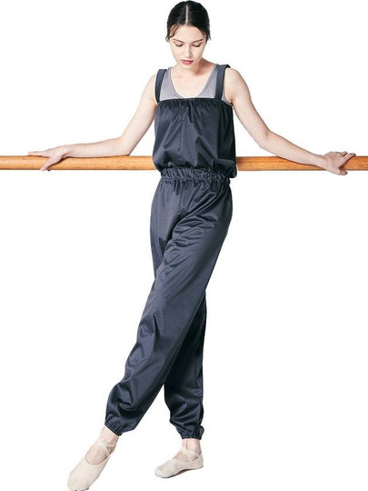 Point Fix Ballet Warmer Jumpsuit Charcoal - HOTSUIT - BALAAN 2