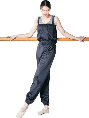 Point Fix Ballet Warmer Jumpsuit Charcoal - HOTSUIT - BALAAN 1