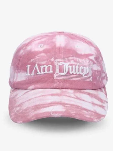 I Am Juicy Tie Dye Ball Cap Pink JCAR90100PNK - ARIES - BALAAN 1