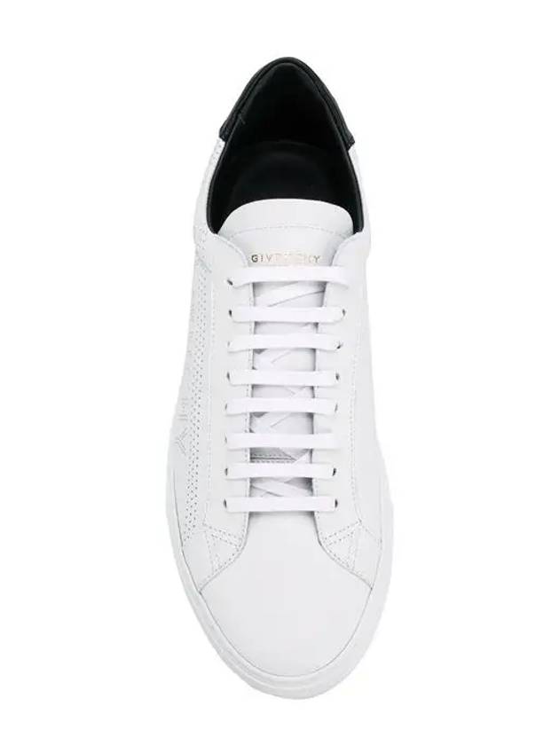 Urban Street Punching Logo Low Top Sneakers White - GIVENCHY - BALAAN 5