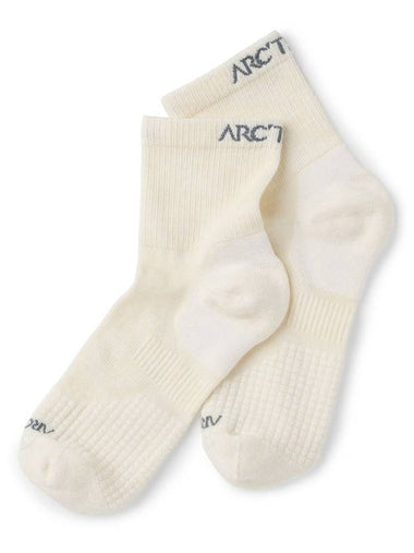 Merino Ankle Crew Socks White - ARC'TERYX - BALAAN 1