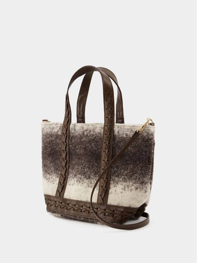 Cabas S Shopper Bag - Vanessa Bruno - Wool - Brown - VANESSA BRUNO - BALAAN 2