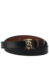 TB Reversible Leather Belt Black Tan - BURBERRY - BALAAN 2