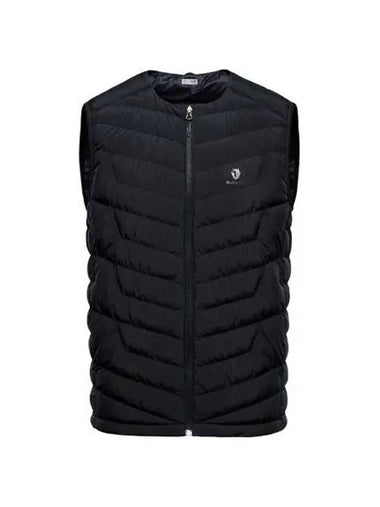 BLACKYAK Men s Basic Round Neck Cheek Padded Vest BK - BLACKBROWN - BALAAN 1