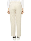 Women's Lux 4 Way Stretch Twill Straight Pants Beige - G/FORE - BALAAN 5