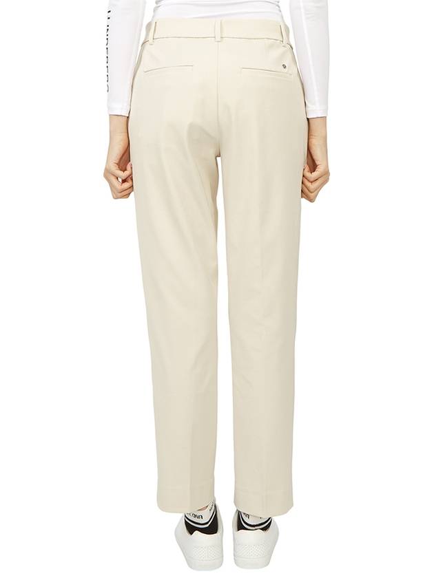 Women's Lux 4 Way Stretch Twill Straight Pants Beige - G/FORE - BALAAN 5