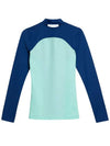 Thabisa Mockneck Long Sleeve T-Shirt Estate Blue - J.LINDEBERG - BALAAN 3