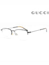 Eyewear Square Metal Glasses Black - GUCCI - BALAAN.