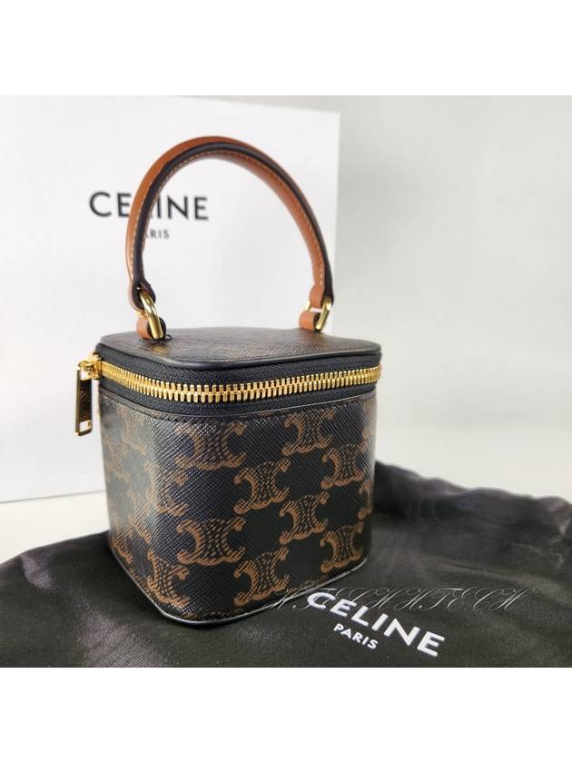 Vanity Triomphe Mini Bag Tan Black - CELINE - BALAAN 2