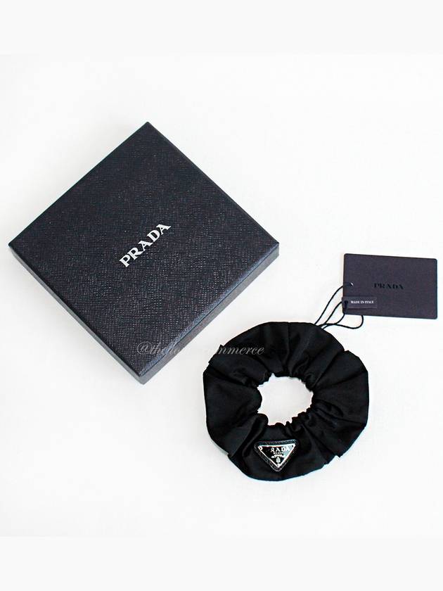 Re-Nylon Scrunch Black Silver - PRADA - BALAAN 2