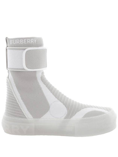 Burberry Vanilla Beige Knitted Sub High-Top Sock Sneakers, Brand Size 37.5 ( US Size 7.5 ) - BURBERRY - BALAAN 1