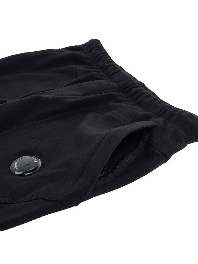 Diagonal Raised Fleece Lens Wappen Track Pants Black - CP COMPANY - BALAAN 6