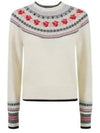 Rose Iceland Fair Isle Intarsia Sweater FKA470AY1029 - THOM BROWNE - BALAAN 2