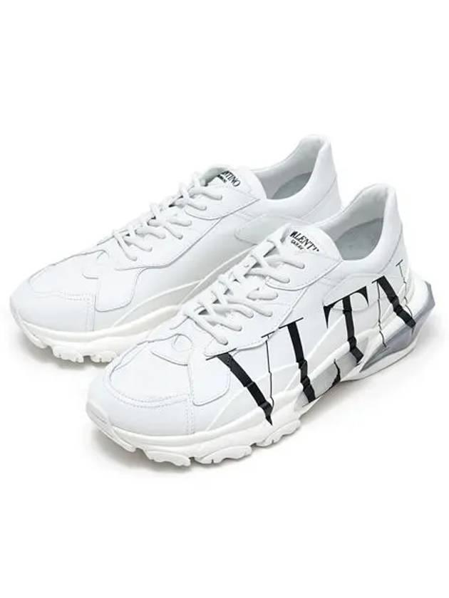 Men's Bounce Logo Low Top Sneaker White - VALENTINO - BALAAN 3