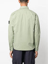 Men's Wappen Patch Long Sleeve Shirt Green - STONE ISLAND - BALAAN 6