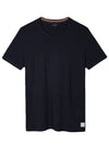 Logo Patch Short Sleeve T-Shirt Navy - PAUL SMITH - BALAAN 1