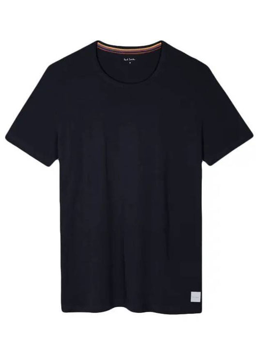 Logo Patch Short Sleeve T-Shirt Navy - PAUL SMITH - BALAAN 1