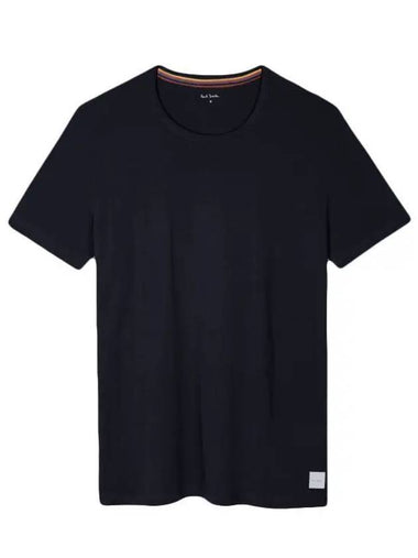 Logo Patch Short Sleeve T-Shirt Navy - PAUL SMITH - BALAAN 1