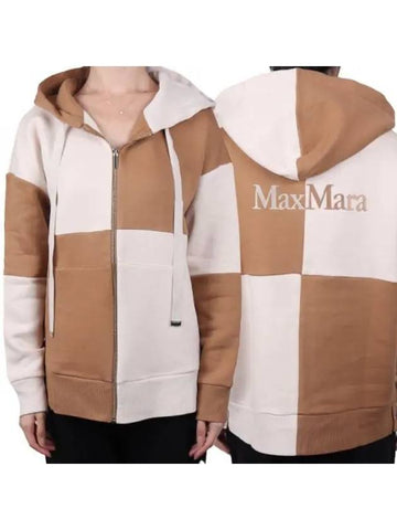 S Women Innocuo hooded zip up camel 002 270451 1119529 - MAX MARA - BALAAN 1