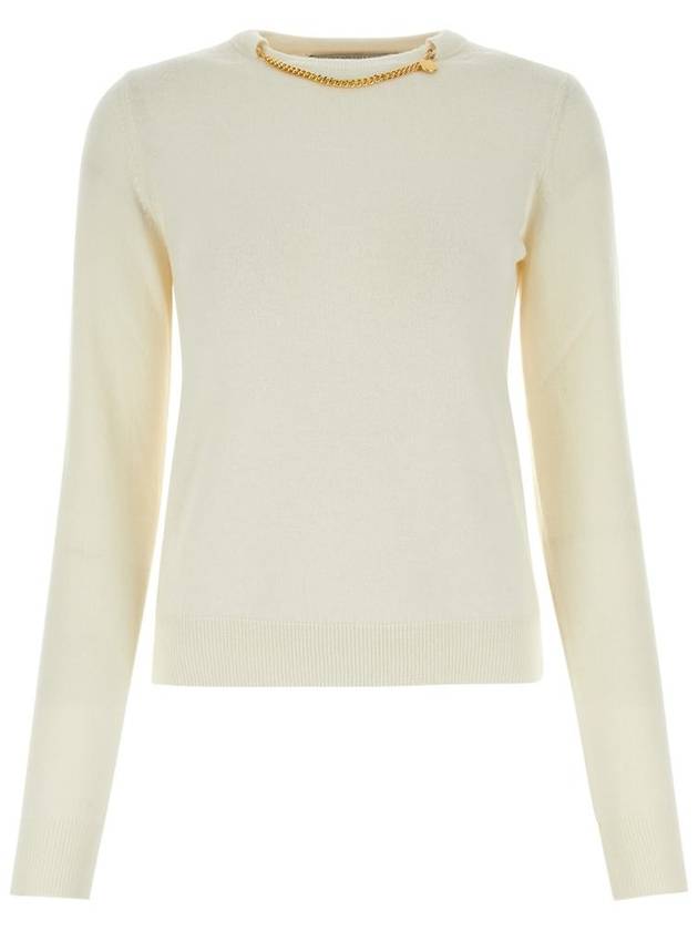 chain link crew neck sweater 6K05273S2432 - STELLA MCCARTNEY - BALAAN 2