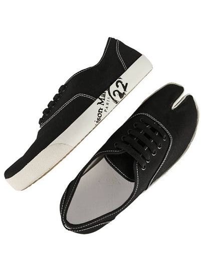 Men's Spilitto Tabi Low Top Sneakers Black - MAISON MARGIELA - BALAAN 2