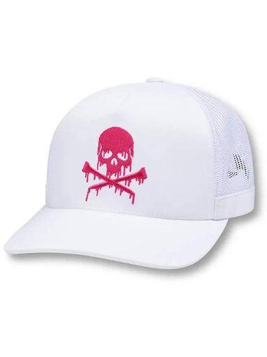 Golf Hat Dripping Skull T`S Trucker Snapback G4AS21H22 SNO - G/FORE - BALAAN 1