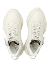 Flow FF Logo Low Top Sneakers White - FENDI - BALAAN 2