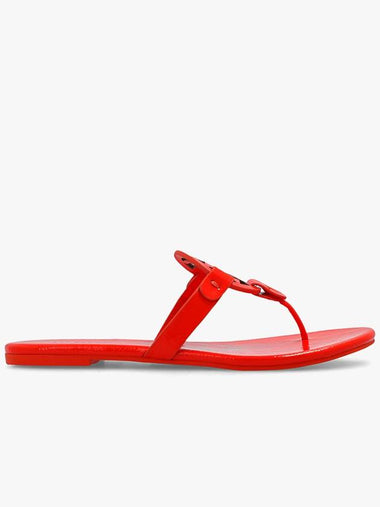 Tory Burch ‘Miller’ Patent Slides, Women's, Orange - TORY BURCH - BALAAN 1