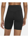 Women's Mid-Rise 7Inch Biker Shorts Black - NIKE - BALAAN 4