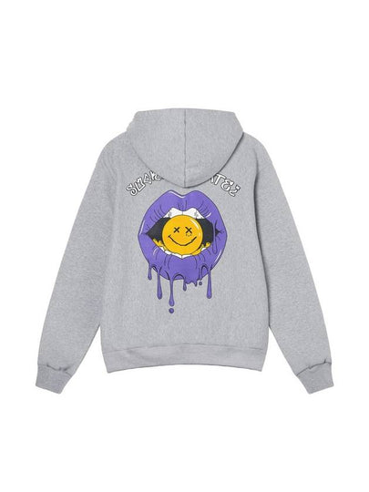 Purple Lip Hoodie Gray - ARCANE FUNK - BALAAN 2