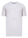 Print Crew Neck Cotton Jersey Short Sleeve T-Shirt Grey - BRUNELLO CUCINELLI - BALAAN 2