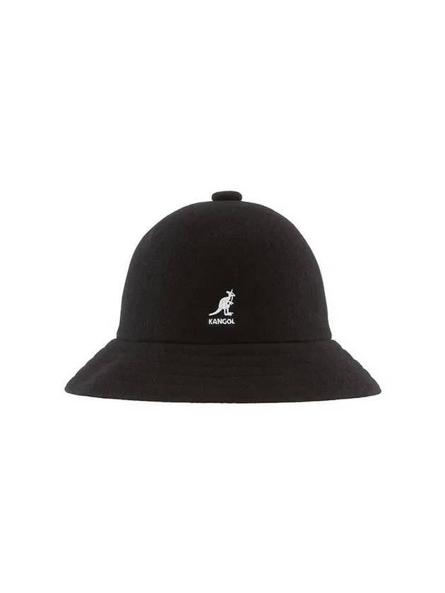 K3451 BLACK Casual Wool Bucket Hat - KANGOL - BALAAN 1