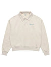 Embroidery Logo Long Sleeve Cotton Polo Shirt Beige - SPORTY & RICH - BALAAN 2