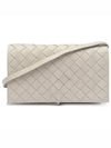 Intrecciato Mini Cross Bag Chalk - BOTTEGA VENETA - BALAAN 1