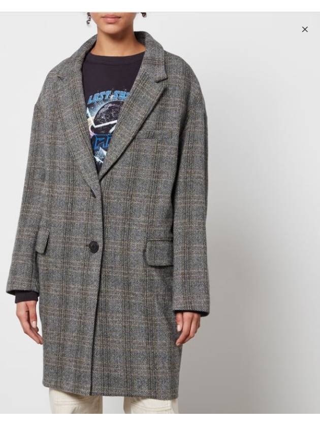 Isabel Marant herringbone wool coat 34 - ISABEL MARANT - BALAAN 5