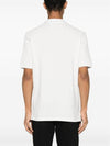 Embroidered Logo Short Sleeve Polo Shirt White - BRUNELLO CUCINELLI - BALAAN 5