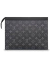 Pochette Voyage Monogram Eclipse Pouch Bag Black - LOUIS VUITTON - BALAAN 5