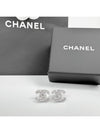 Women s Classic CC Logo Crystal Stud Earrings Silver - CHANEL - BALAAN 4