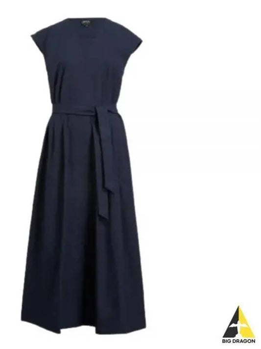 Willow Long Dress Dark Navy Blue - A.P.C. - BALAAN 2