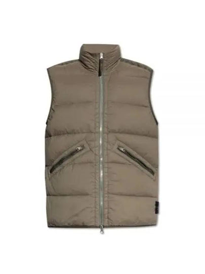 Seamless Tunnel Nylon Down Vest Green - STONE ISLAND - BALAAN 2