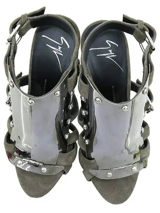 Smith Market gray color sandals women s shoes - GIUSEPPE ZANOTTI - BALAAN 5