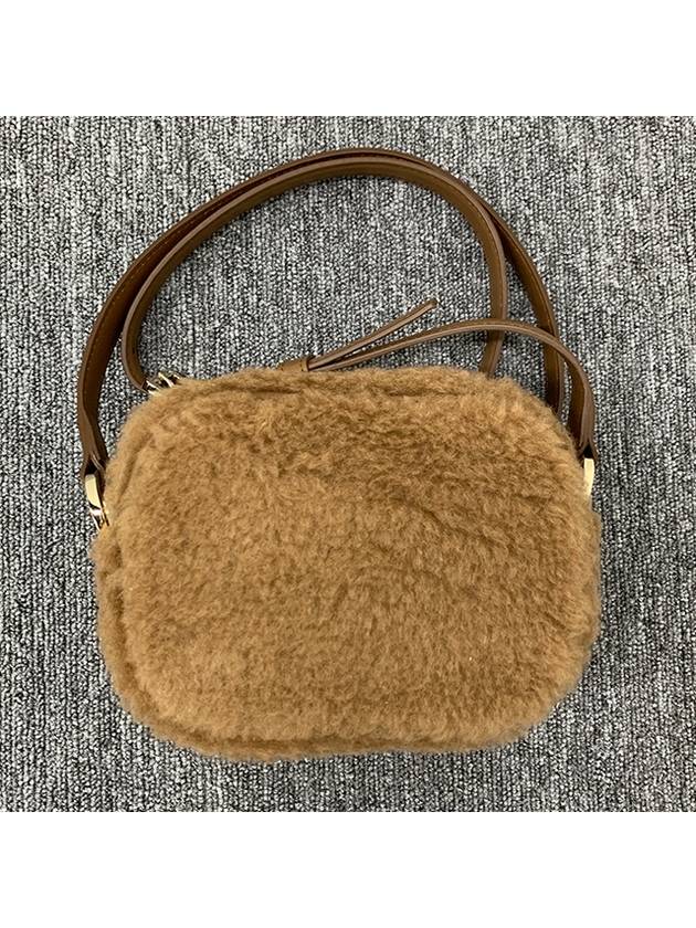 Teddy Camera Wool Cross Bag Camel - MAX MARA - BALAAN 5